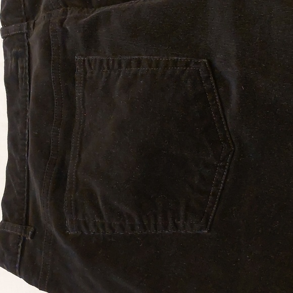 Vintage Chaps Fine Wale Black Corduroy Jeans EUC 20W - Picture 9 of 11